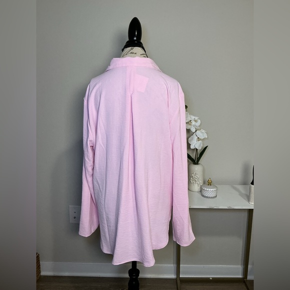 Light Pink Button-Up Shirt - Picture 3 of 6